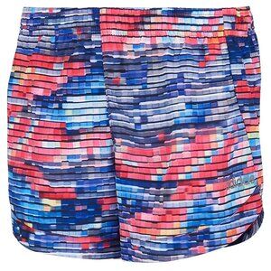 Adidas Girl's' Multicolor Printed Athletic Shorts L(14)
